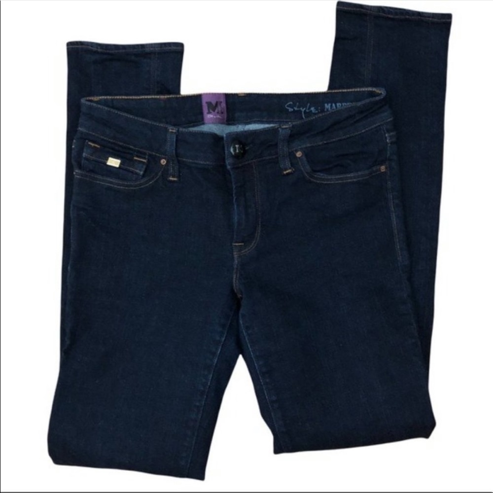 M Missoni Marpessa Dark Wash Mid Rise Skinny Jeans
